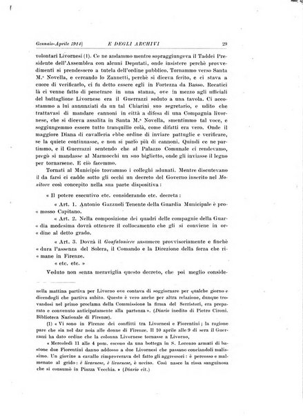 Rivista delle biblioteche e degli archivi periodico di biblioteconomia e di bibliografia di paleografia e di archivistica