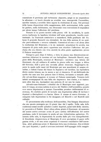 Rivista delle biblioteche e degli archivi periodico di biblioteconomia e di bibliografia di paleografia e di archivistica