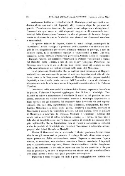 Rivista delle biblioteche e degli archivi periodico di biblioteconomia e di bibliografia di paleografia e di archivistica