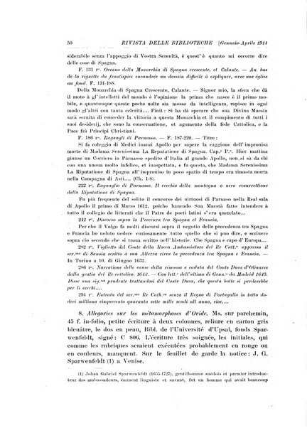 Rivista delle biblioteche e degli archivi periodico di biblioteconomia e di bibliografia di paleografia e di archivistica