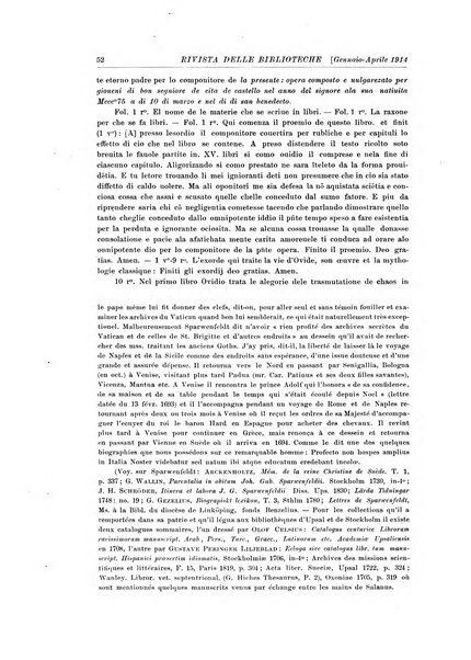 Rivista delle biblioteche e degli archivi periodico di biblioteconomia e di bibliografia di paleografia e di archivistica