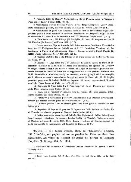 Rivista delle biblioteche e degli archivi periodico di biblioteconomia e di bibliografia di paleografia e di archivistica