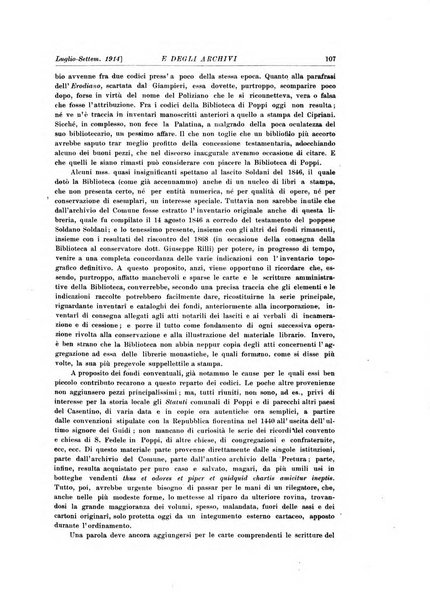 Rivista delle biblioteche e degli archivi periodico di biblioteconomia e di bibliografia di paleografia e di archivistica