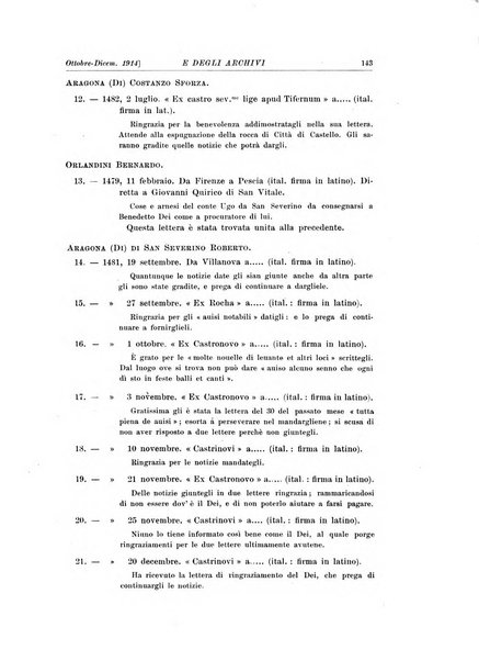 Rivista delle biblioteche e degli archivi periodico di biblioteconomia e di bibliografia di paleografia e di archivistica