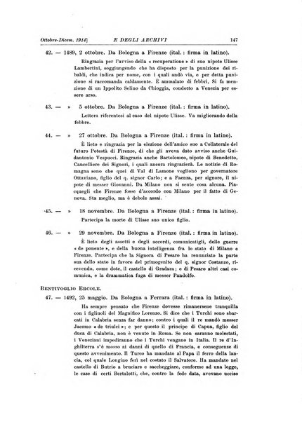 Rivista delle biblioteche e degli archivi periodico di biblioteconomia e di bibliografia di paleografia e di archivistica