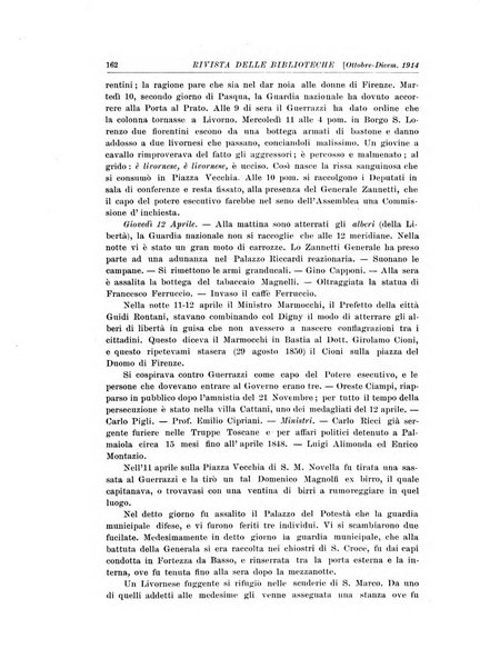 Rivista delle biblioteche e degli archivi periodico di biblioteconomia e di bibliografia di paleografia e di archivistica