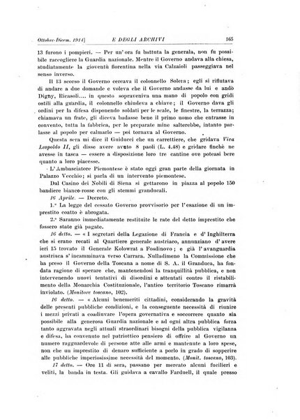 Rivista delle biblioteche e degli archivi periodico di biblioteconomia e di bibliografia di paleografia e di archivistica