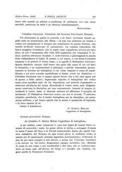 Rivista delle biblioteche e degli archivi periodico di biblioteconomia e di bibliografia di paleografia e di archivistica