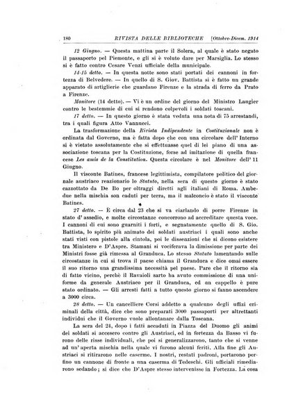 Rivista delle biblioteche e degli archivi periodico di biblioteconomia e di bibliografia di paleografia e di archivistica