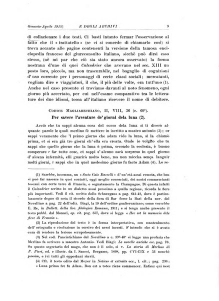 Rivista delle biblioteche e degli archivi periodico di biblioteconomia e di bibliografia di paleografia e di archivistica