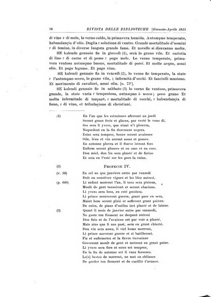 Rivista delle biblioteche e degli archivi periodico di biblioteconomia e di bibliografia di paleografia e di archivistica