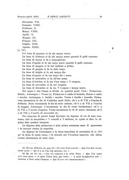 Rivista delle biblioteche e degli archivi periodico di biblioteconomia e di bibliografia di paleografia e di archivistica