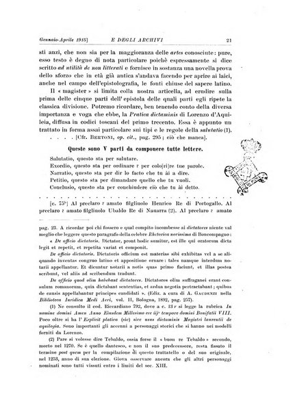 Rivista delle biblioteche e degli archivi periodico di biblioteconomia e di bibliografia di paleografia e di archivistica