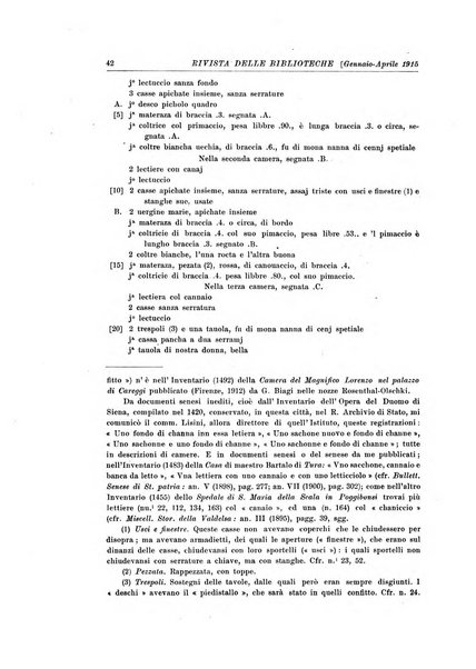 Rivista delle biblioteche e degli archivi periodico di biblioteconomia e di bibliografia di paleografia e di archivistica