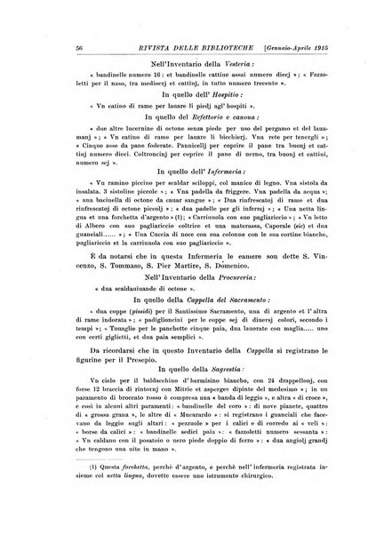 Rivista delle biblioteche e degli archivi periodico di biblioteconomia e di bibliografia di paleografia e di archivistica