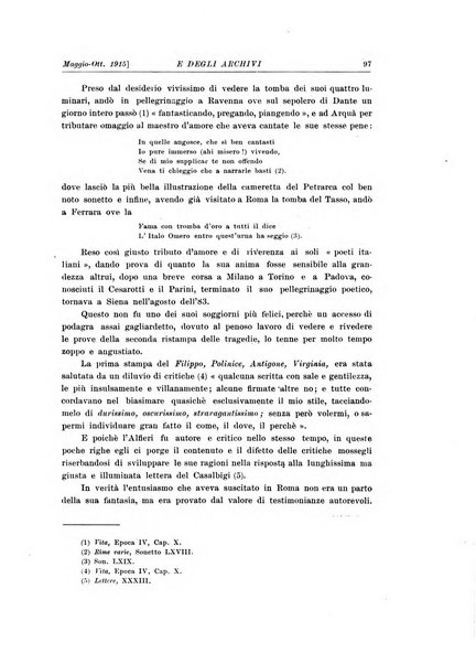 Rivista delle biblioteche e degli archivi periodico di biblioteconomia e di bibliografia di paleografia e di archivistica