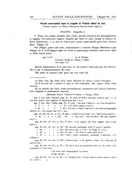 Rivista delle biblioteche e degli archivi periodico di biblioteconomia e di bibliografia di paleografia e di archivistica