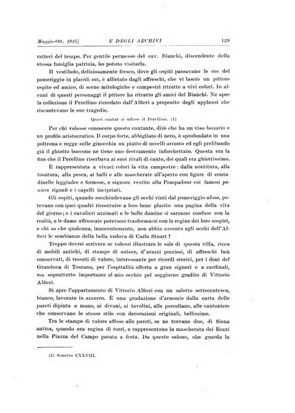 Rivista delle biblioteche e degli archivi periodico di biblioteconomia e di bibliografia di paleografia e di archivistica