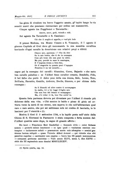 Rivista delle biblioteche e degli archivi periodico di biblioteconomia e di bibliografia di paleografia e di archivistica