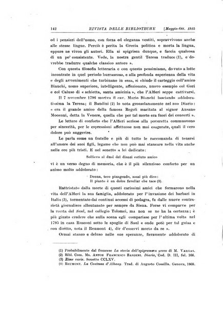 Rivista delle biblioteche e degli archivi periodico di biblioteconomia e di bibliografia di paleografia e di archivistica