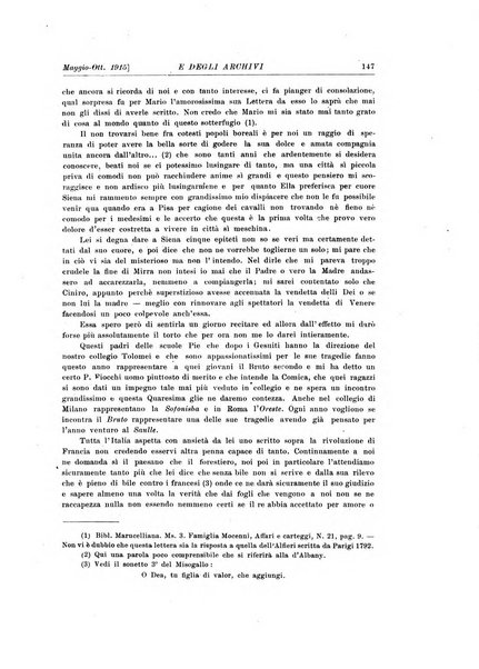 Rivista delle biblioteche e degli archivi periodico di biblioteconomia e di bibliografia di paleografia e di archivistica