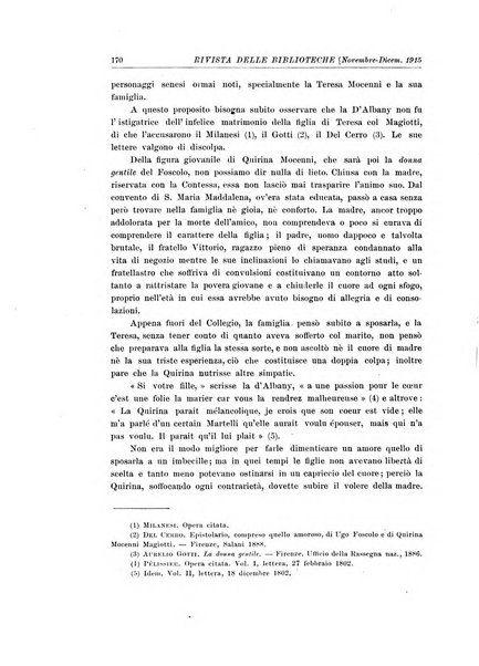 Rivista delle biblioteche e degli archivi periodico di biblioteconomia e di bibliografia di paleografia e di archivistica