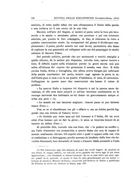 Rivista delle biblioteche e degli archivi periodico di biblioteconomia e di bibliografia di paleografia e di archivistica