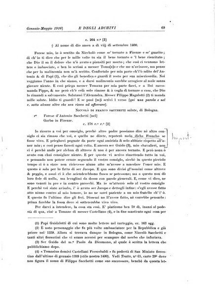 Rivista delle biblioteche e degli archivi periodico di biblioteconomia e di bibliografia di paleografia e di archivistica