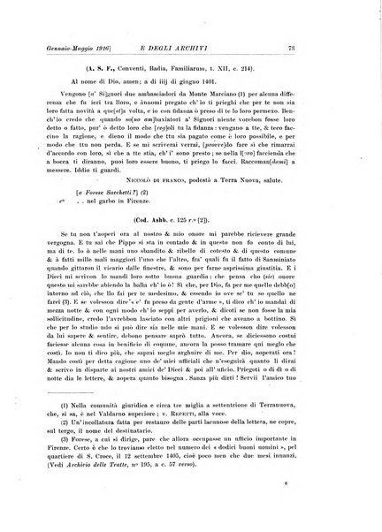 Rivista delle biblioteche e degli archivi periodico di biblioteconomia e di bibliografia di paleografia e di archivistica