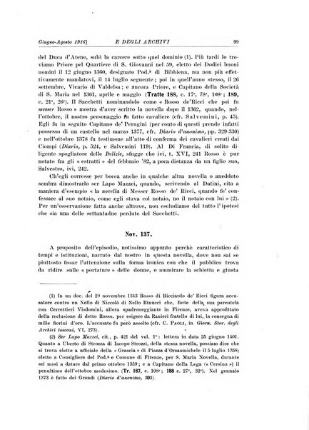 Rivista delle biblioteche e degli archivi periodico di biblioteconomia e di bibliografia di paleografia e di archivistica