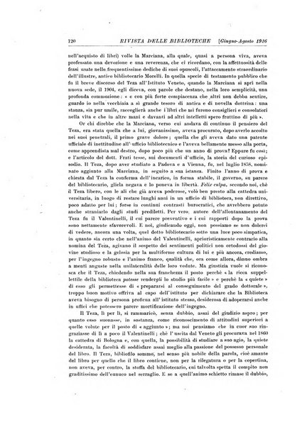 Rivista delle biblioteche e degli archivi periodico di biblioteconomia e di bibliografia di paleografia e di archivistica