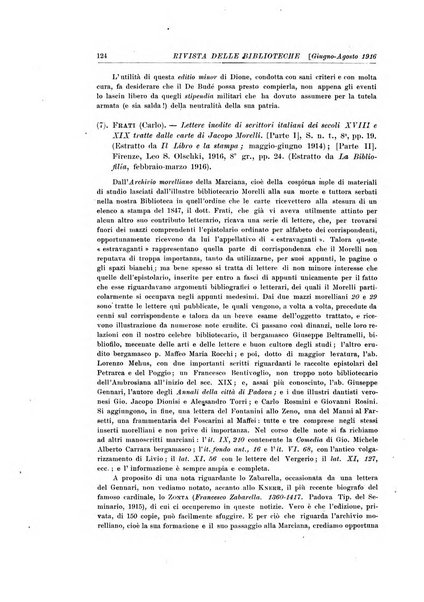 Rivista delle biblioteche e degli archivi periodico di biblioteconomia e di bibliografia di paleografia e di archivistica