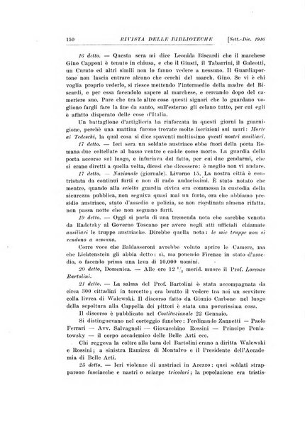 Rivista delle biblioteche e degli archivi periodico di biblioteconomia e di bibliografia di paleografia e di archivistica