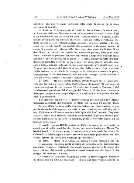 Rivista delle biblioteche e degli archivi periodico di biblioteconomia e di bibliografia di paleografia e di archivistica