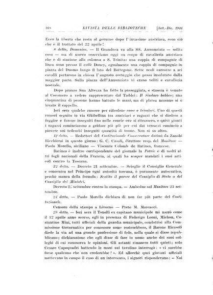 Rivista delle biblioteche e degli archivi periodico di biblioteconomia e di bibliografia di paleografia e di archivistica