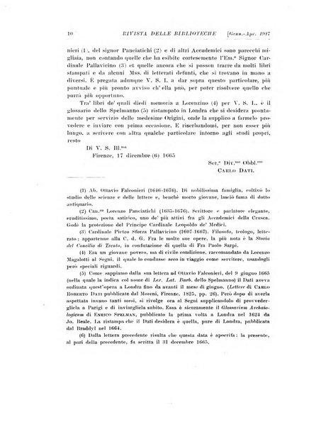 Rivista delle biblioteche e degli archivi periodico di biblioteconomia e di bibliografia di paleografia e di archivistica