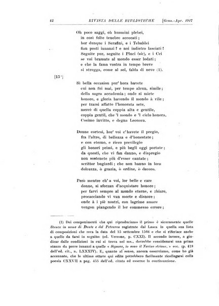 Rivista delle biblioteche e degli archivi periodico di biblioteconomia e di bibliografia di paleografia e di archivistica