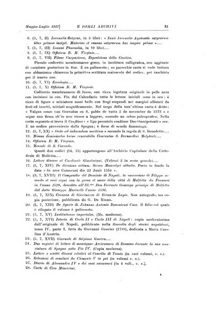 Rivista delle biblioteche e degli archivi periodico di biblioteconomia e di bibliografia di paleografia e di archivistica