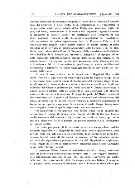 Rivista delle biblioteche e degli archivi periodico di biblioteconomia e di bibliografia di paleografia e di archivistica