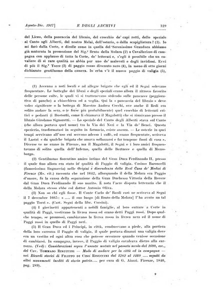 Rivista delle biblioteche e degli archivi periodico di biblioteconomia e di bibliografia di paleografia e di archivistica