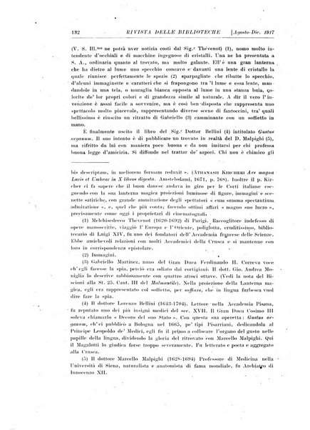 Rivista delle biblioteche e degli archivi periodico di biblioteconomia e di bibliografia di paleografia e di archivistica