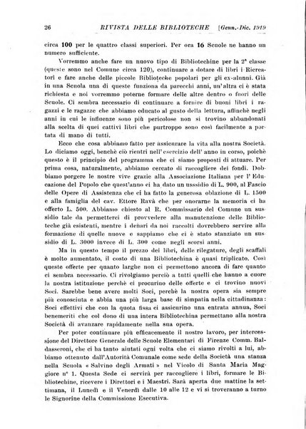 Rivista delle biblioteche e degli archivi periodico di biblioteconomia e di bibliografia di paleografia e di archivistica