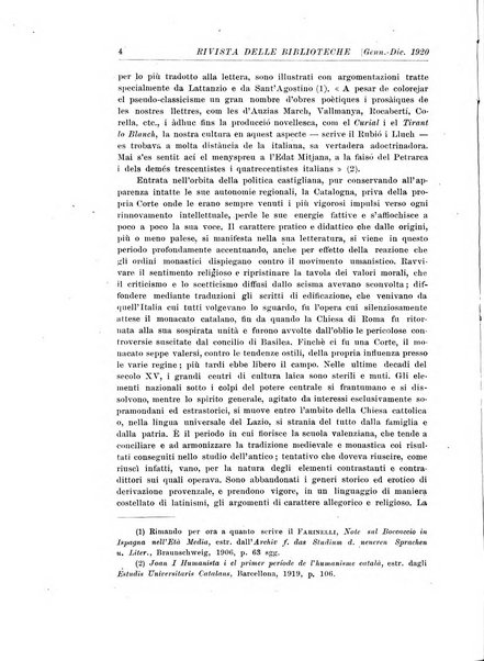 Rivista delle biblioteche e degli archivi periodico di biblioteconomia e di bibliografia di paleografia e di archivistica