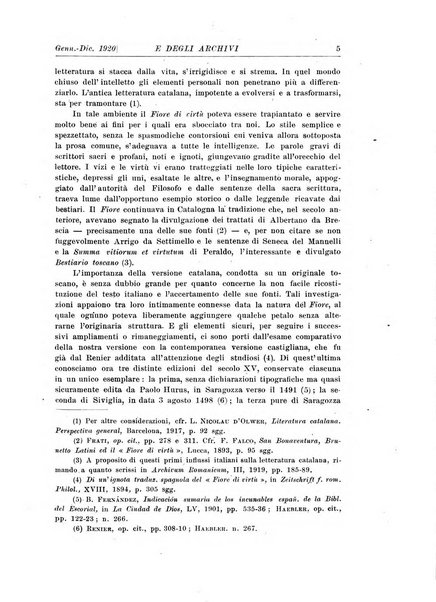 Rivista delle biblioteche e degli archivi periodico di biblioteconomia e di bibliografia di paleografia e di archivistica