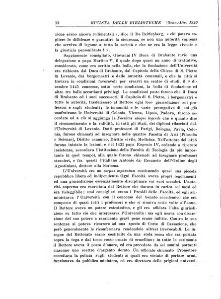 Rivista delle biblioteche e degli archivi periodico di biblioteconomia e di bibliografia di paleografia e di archivistica