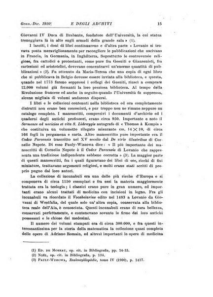 Rivista delle biblioteche e degli archivi periodico di biblioteconomia e di bibliografia di paleografia e di archivistica