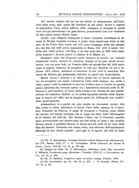 Rivista delle biblioteche e degli archivi periodico di biblioteconomia e di bibliografia di paleografia e di archivistica