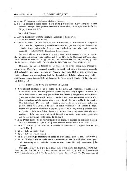 Rivista delle biblioteche e degli archivi periodico di biblioteconomia e di bibliografia di paleografia e di archivistica