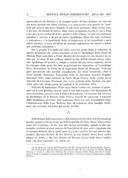 Rivista delle biblioteche e degli archivi periodico di biblioteconomia e di bibliografia di paleografia e di archivistica