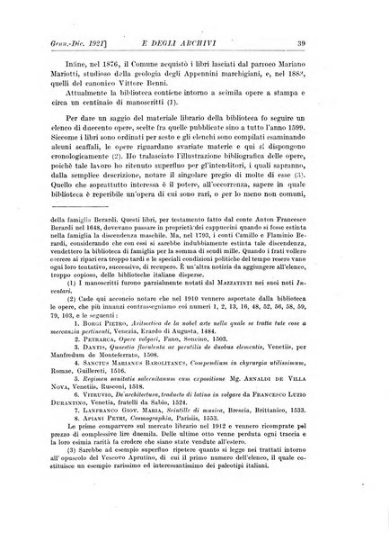 Rivista delle biblioteche e degli archivi periodico di biblioteconomia e di bibliografia di paleografia e di archivistica